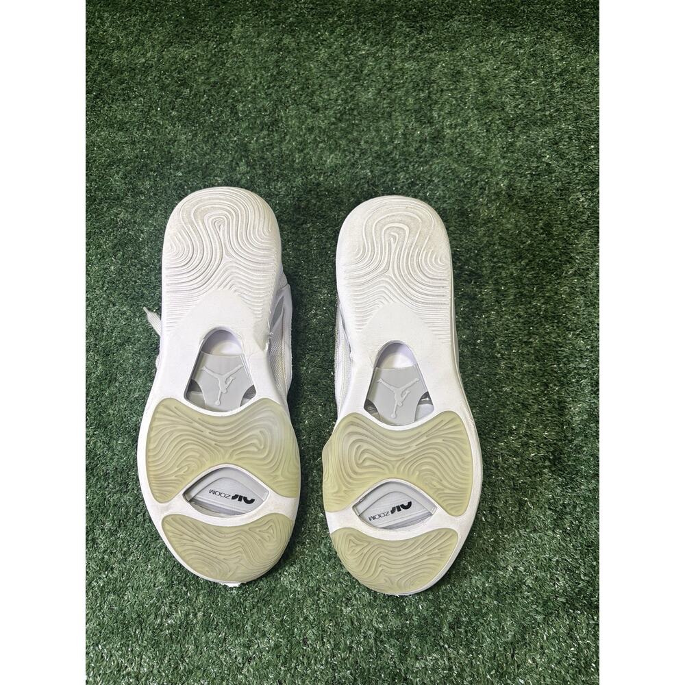Nike Jordan Tatum 1 TB Pure Money Triple White Sz 13Shoes FB2863-100 Sneakers - Picture 5 of 6